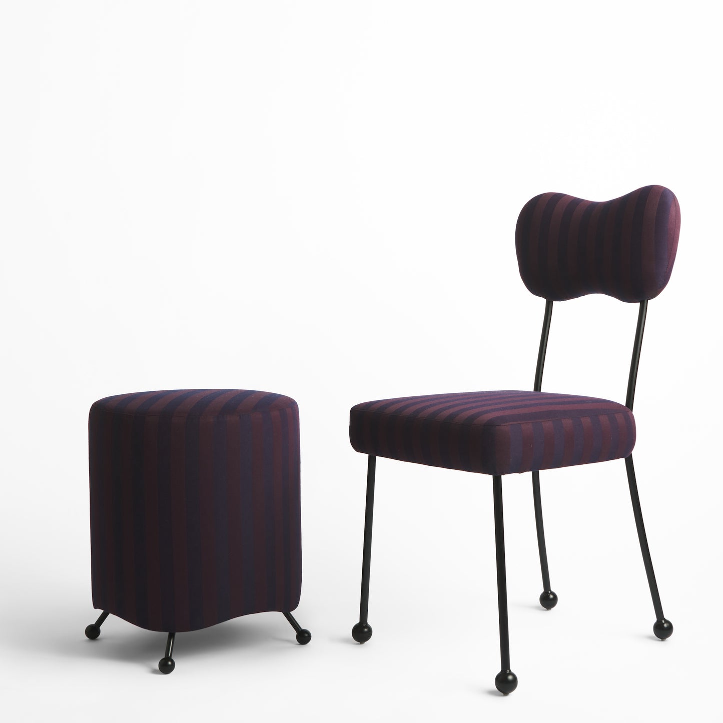 Made for Outdoors and Shown with Ripple Bunching Stool