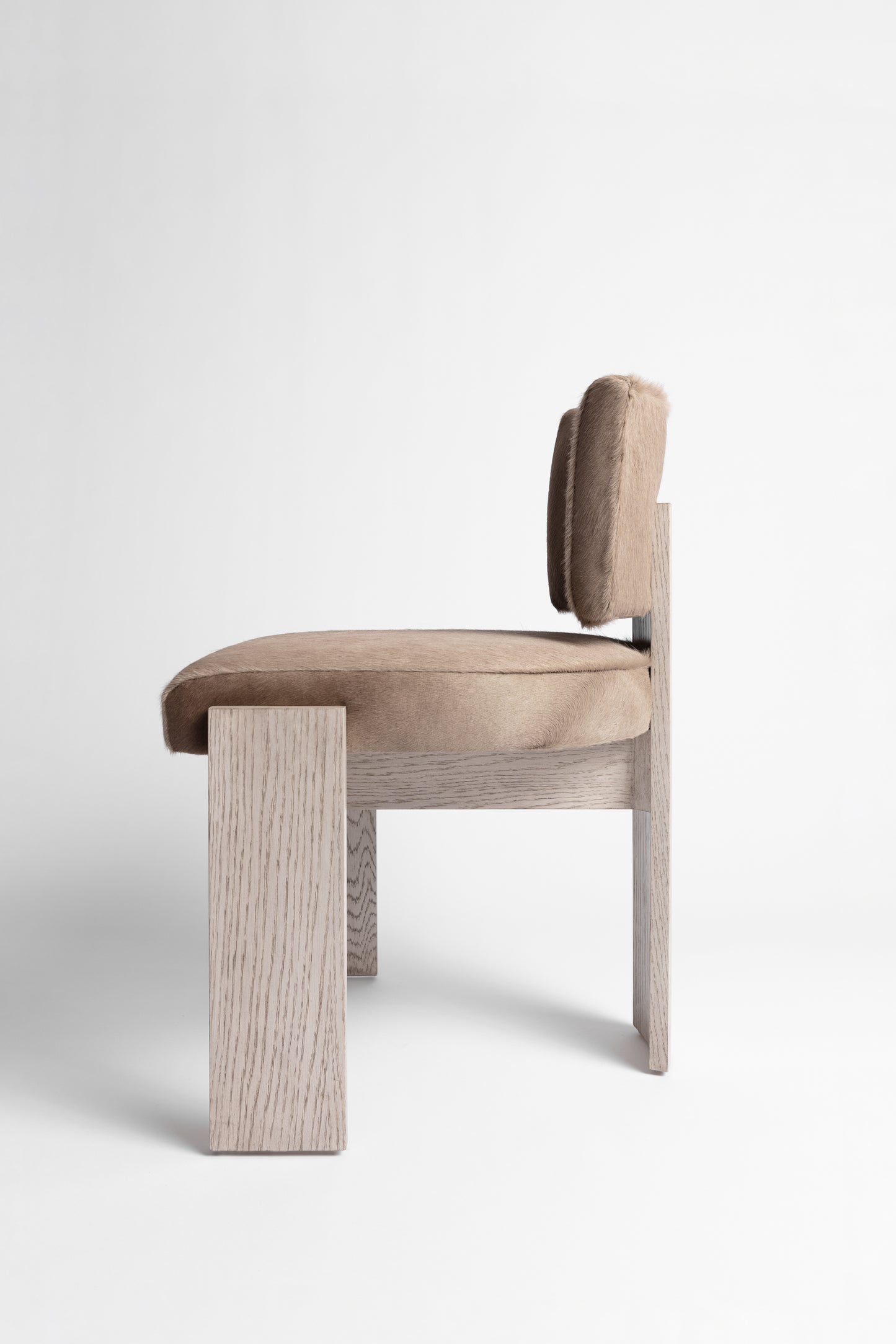 C Back Armless Chair - COM