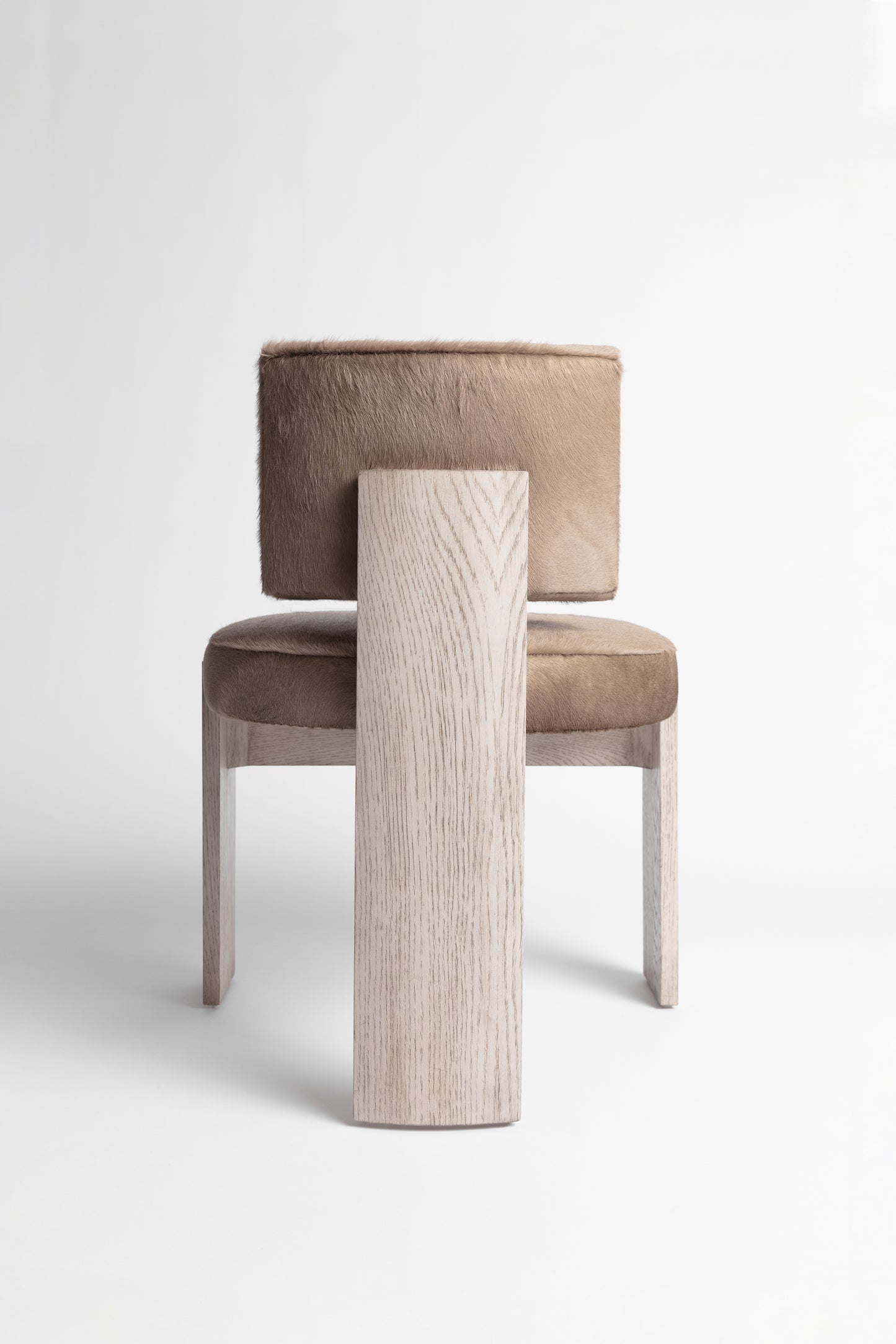C Back Armless Chair - COM