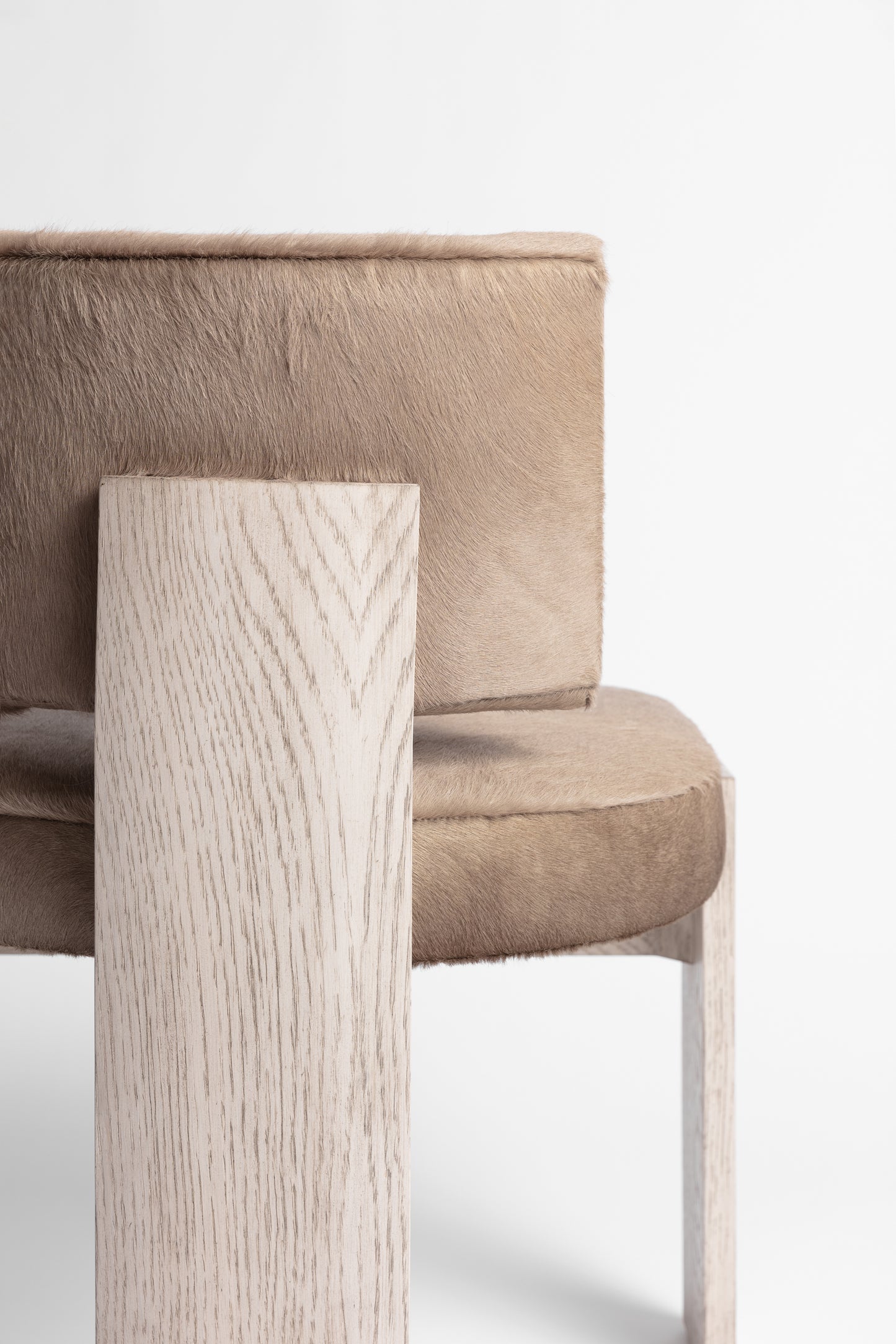 C Back Armless Chair - COM