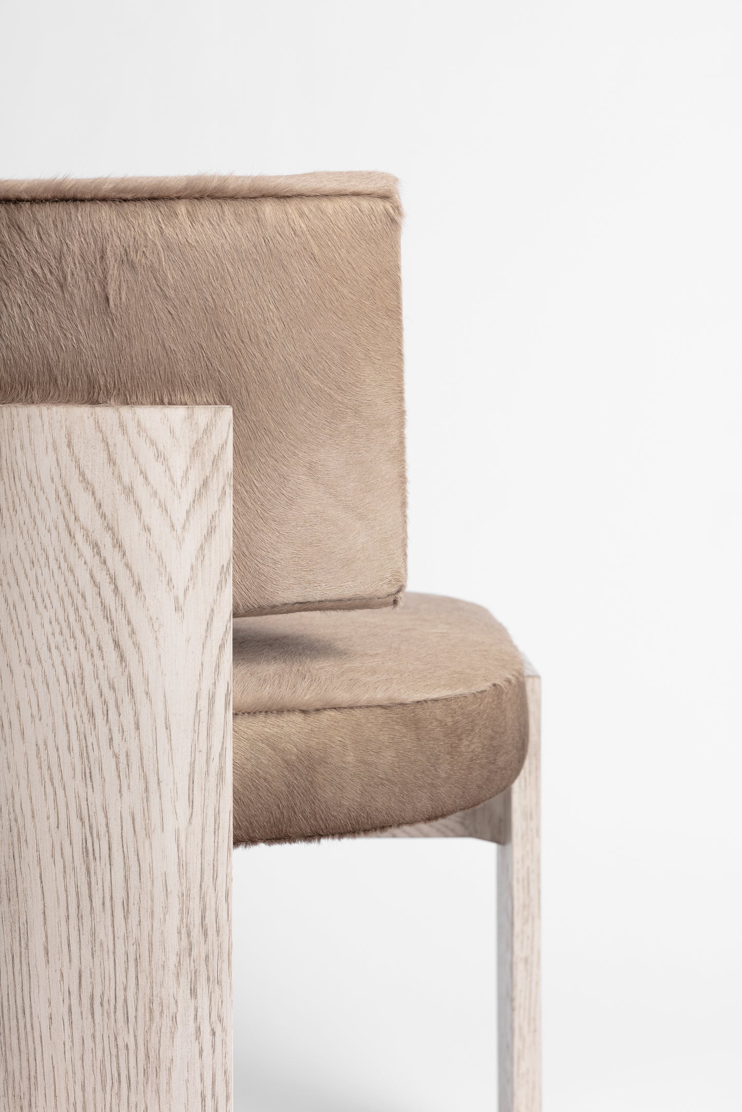 C Back Armless Chair - COM