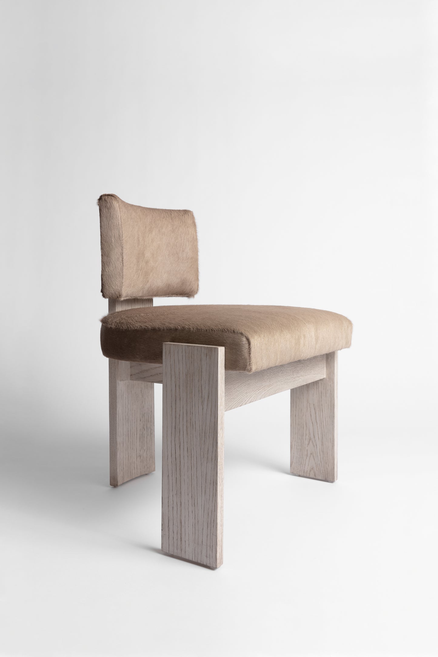 C Back Armless Chair - COM