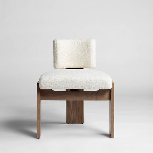 Shown in Natural Oak frame with Ecru Sherpa Boucle cushions