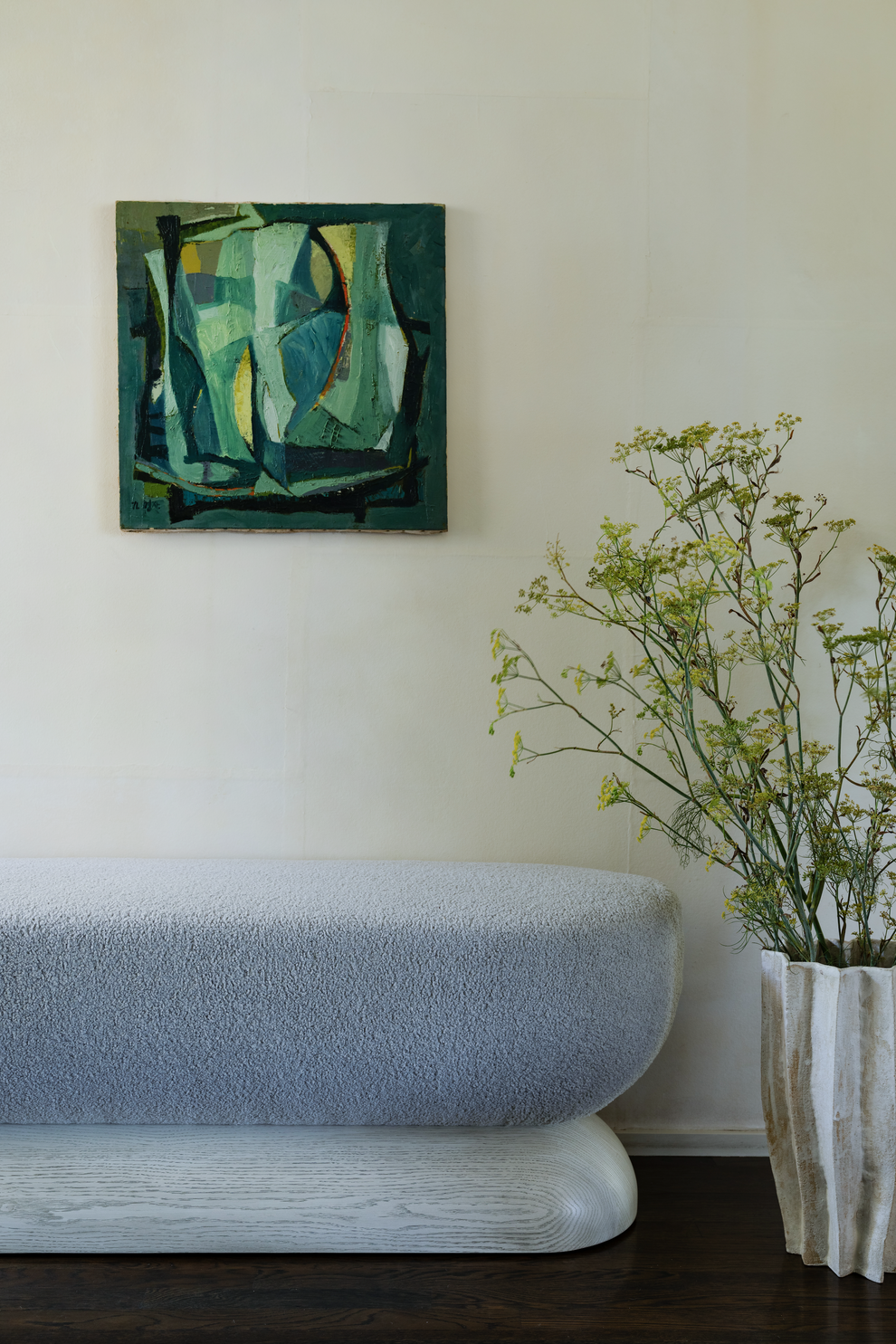 Shown in Sand Oak base with Fog Sherpa Boucle top