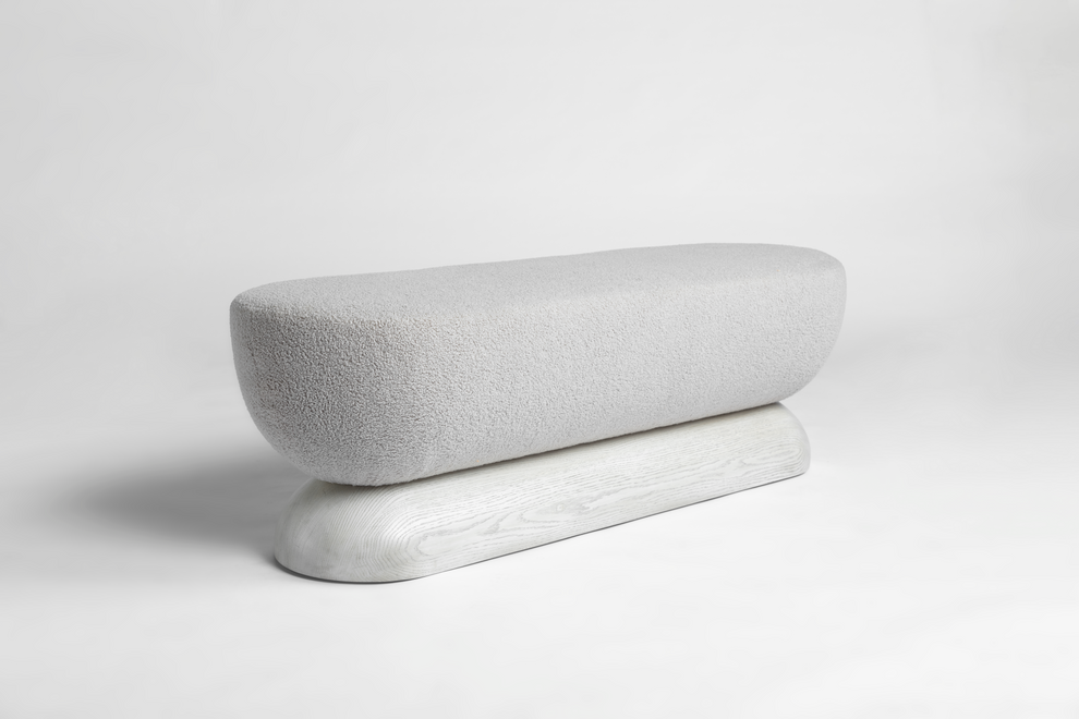 Shown in Sand Oak base with Fog Sherpa Boucle top