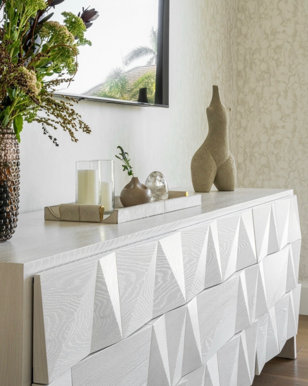 custom dresser design Modern Rustic Live Edge Walnut 6 Drawer Dresser