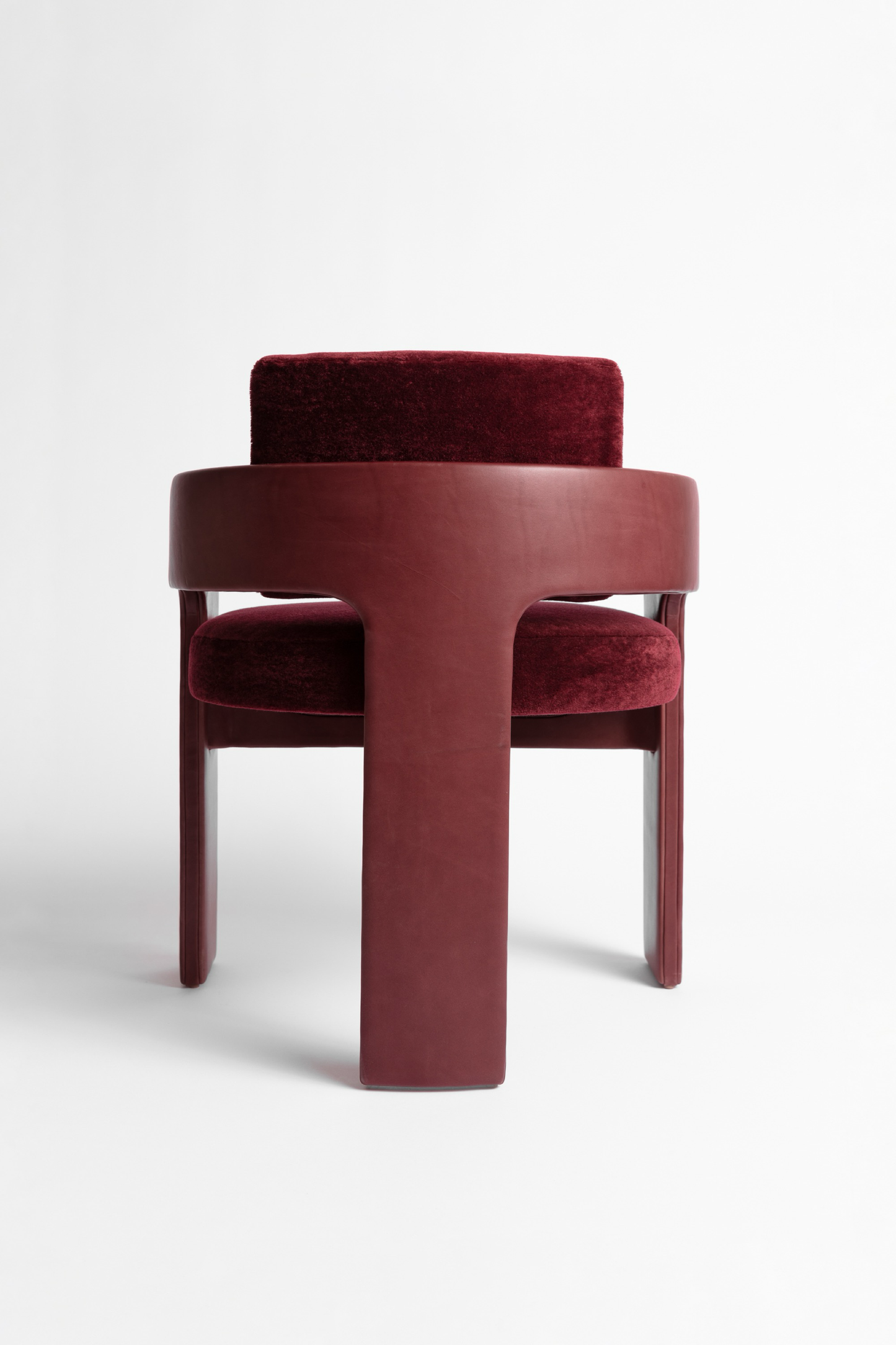 C Back Upholstered Chair - COM