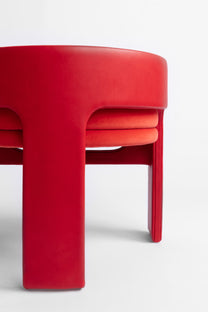 C Back Upholstered Vanity Chair