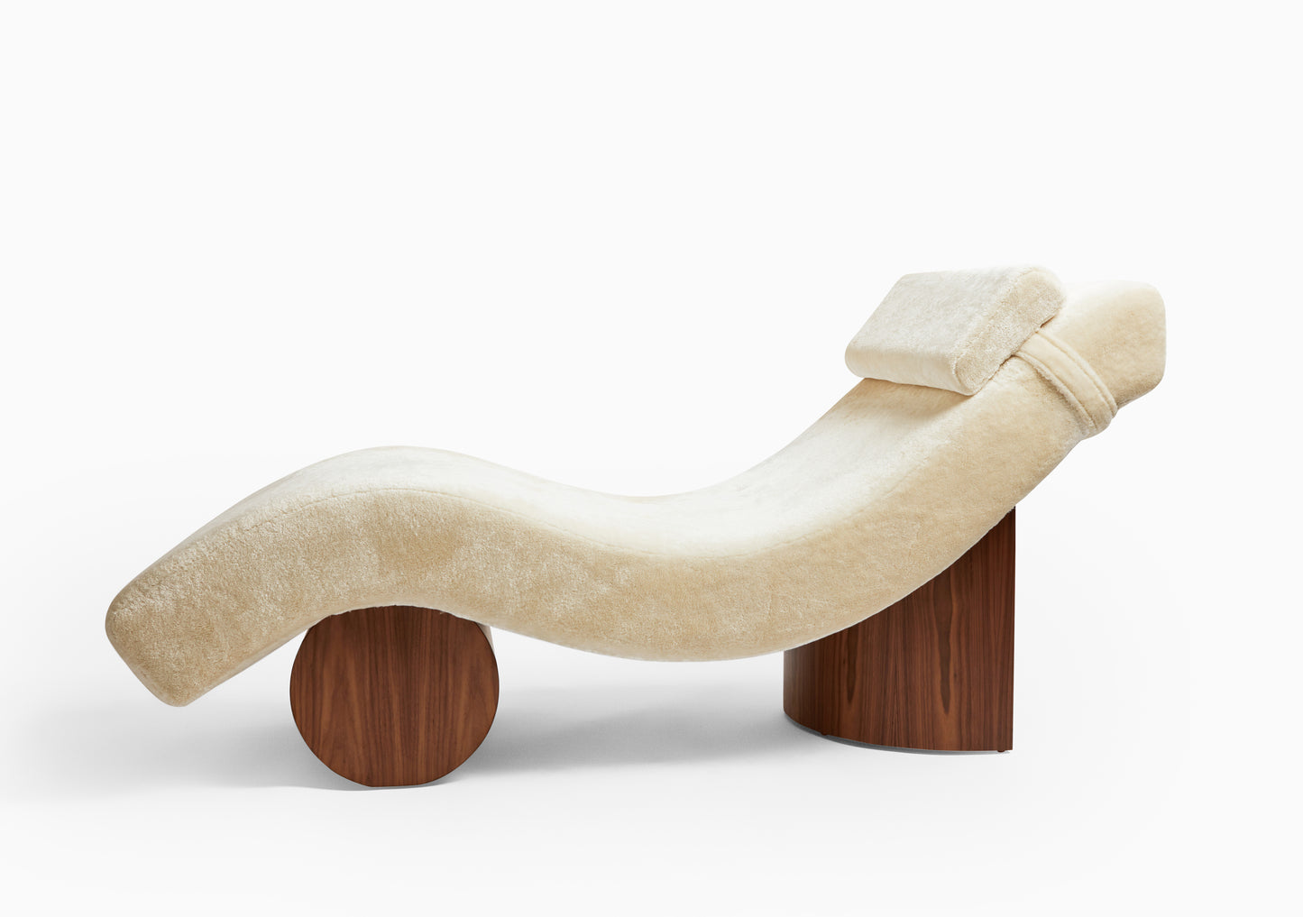 Shown in Natural Walnut base with COM fabric