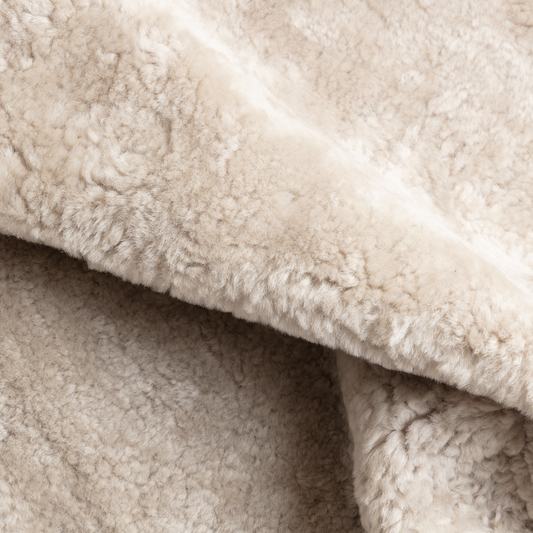 Dusty Beige Shearling