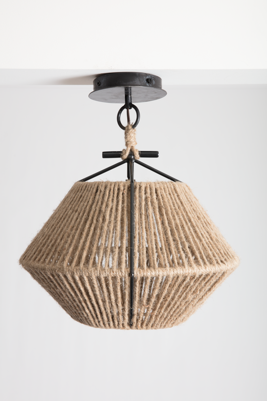 Shown in Jute and black satin frame/canopy