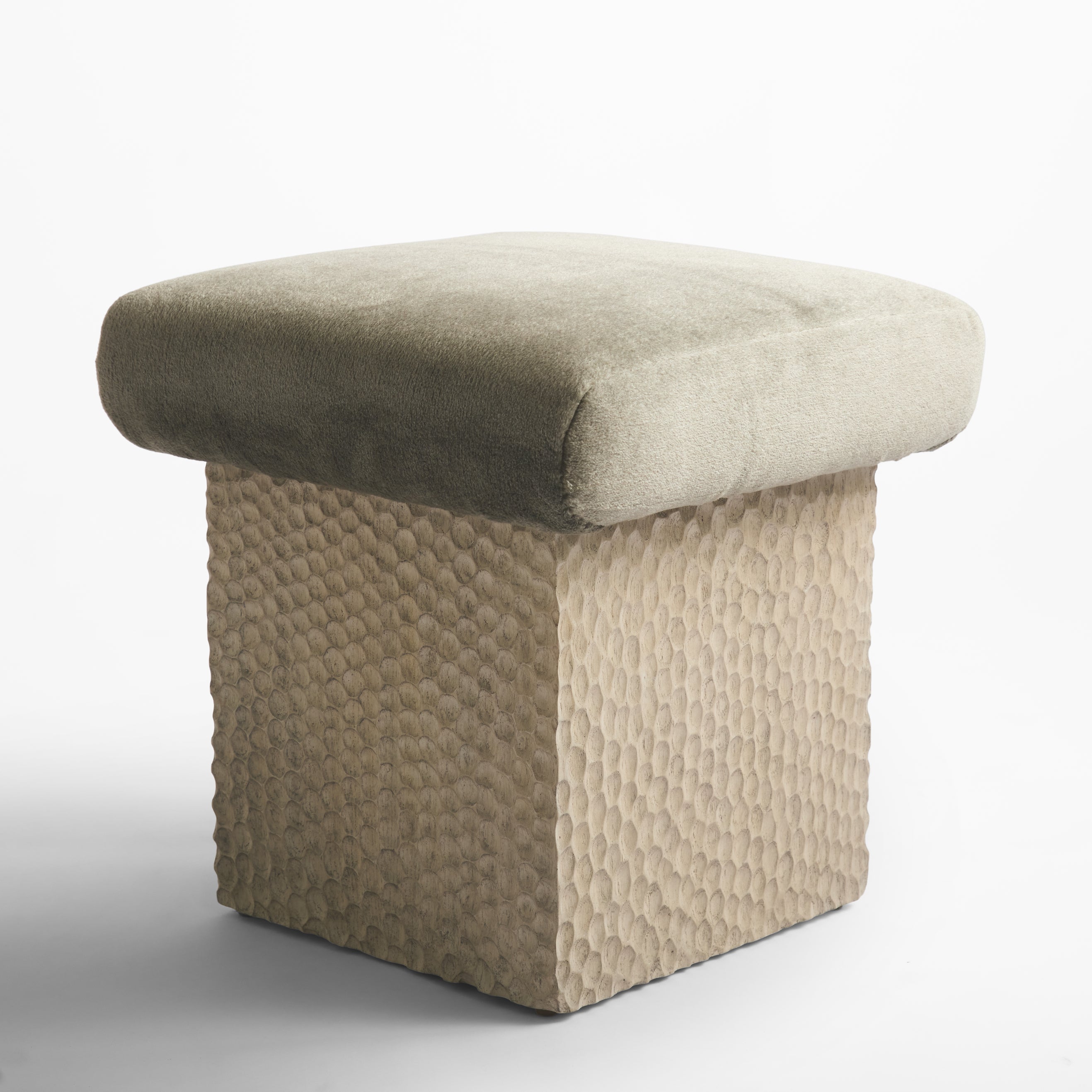 Chiseled Block Stool - COM – Cuff Studio