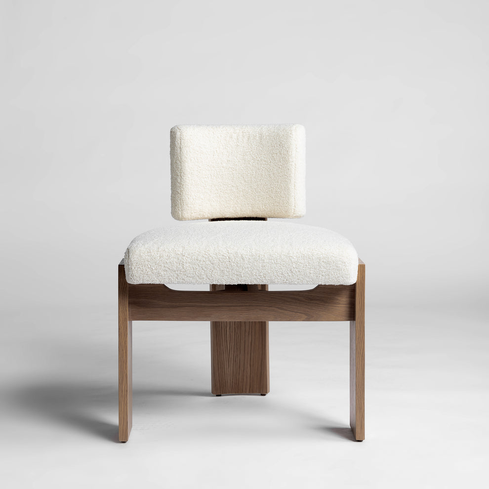 Shown in Natural Oak frame with Ecru Sherpa Boucle cushions