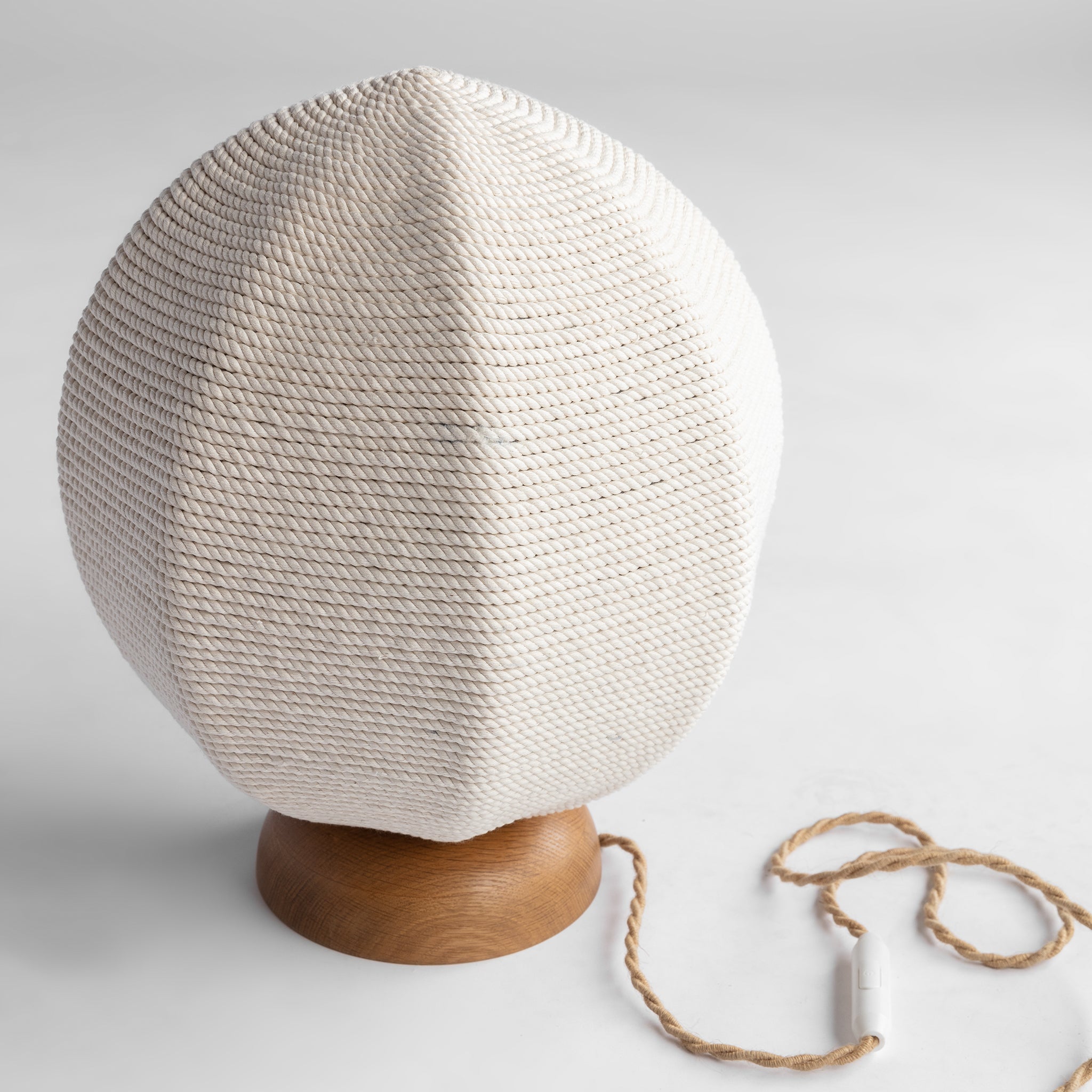 Ceramic Table Lamp Rope Rope Wrapped Table Lamp, Available Now – Cuff Studio