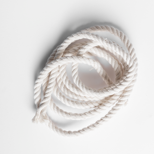 Natural White Twisted Cotton Rope