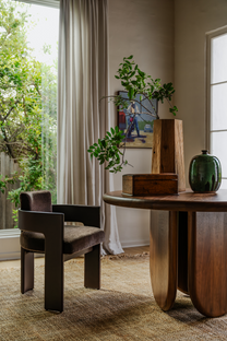 Shown in Natural Walnut finish with C Back Chair