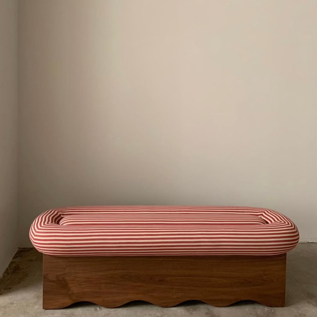 Ripple Bench, Walnut, Available Now (QTY 1)