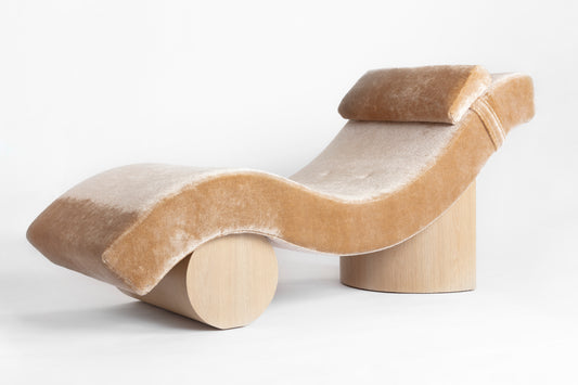 Shown in Natural Oak, Dedar A Soft Place, Teddy