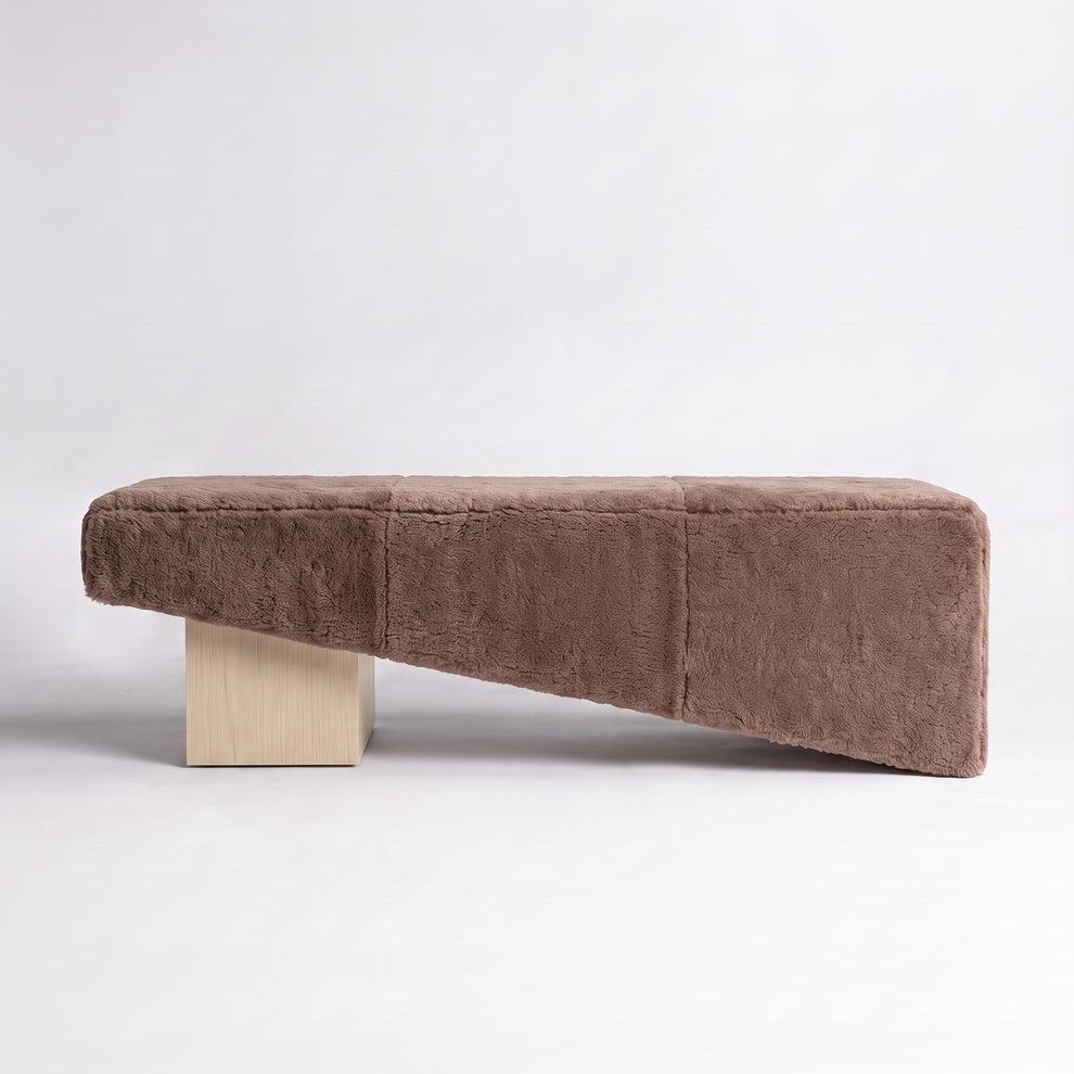 Almond Oak + Latte Shearling