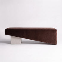 Bleached Oak + Chocolate Mohair