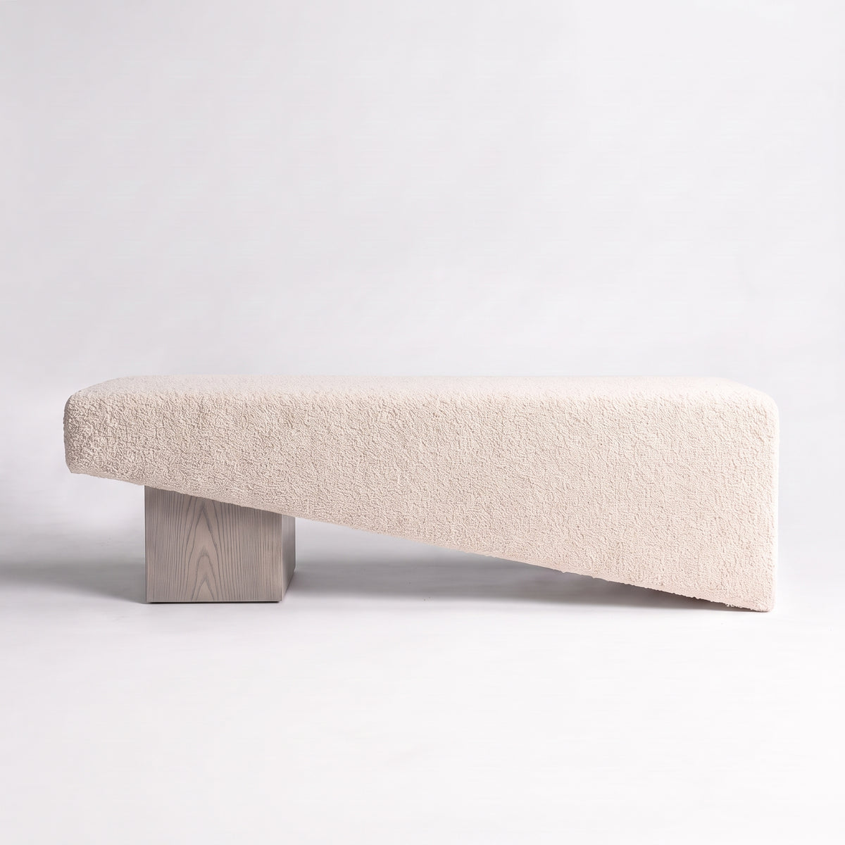 Cerused Grey Oak + Ecru Sherpa Boucle