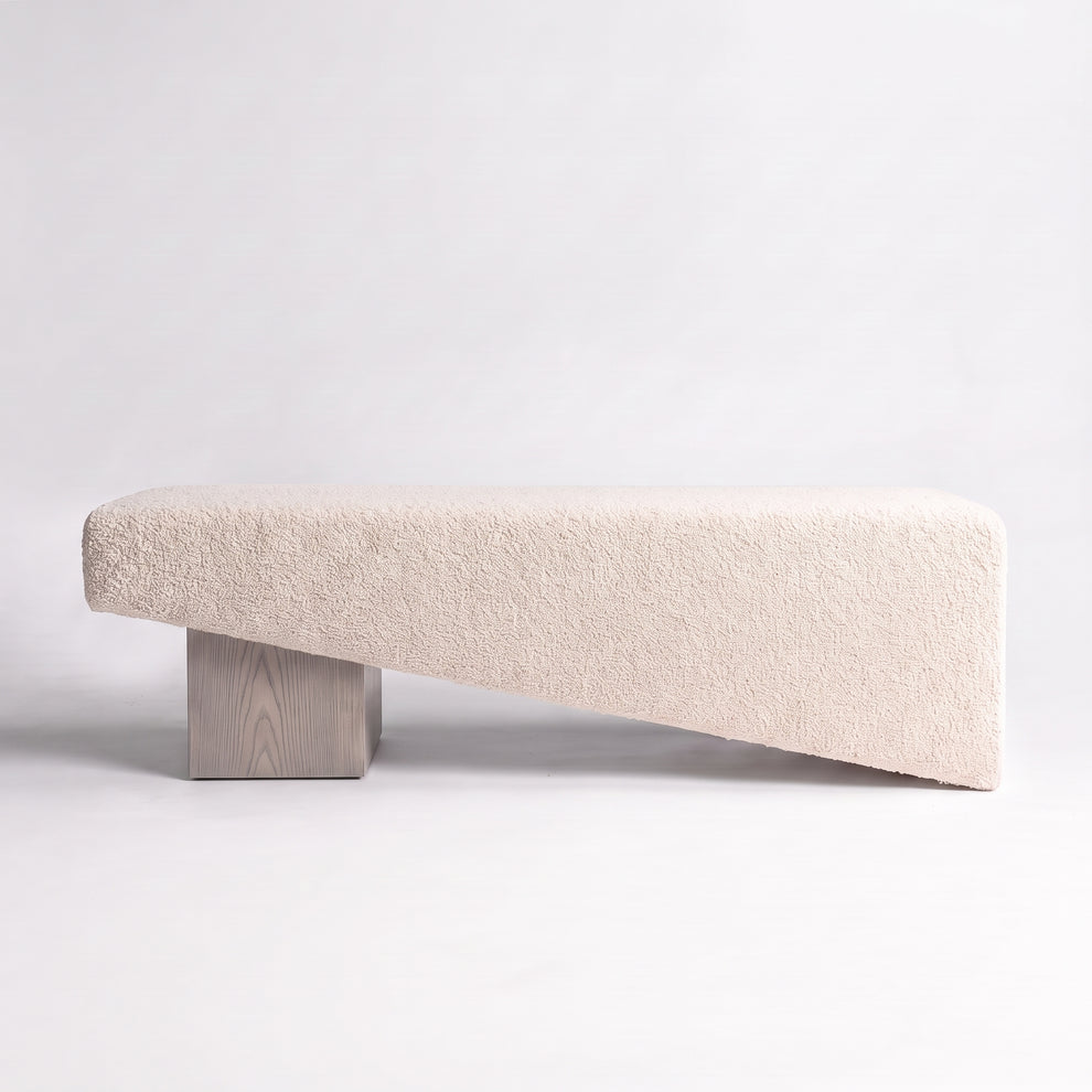 Cerused Grey Oak + Ecru Sherpa Boucle