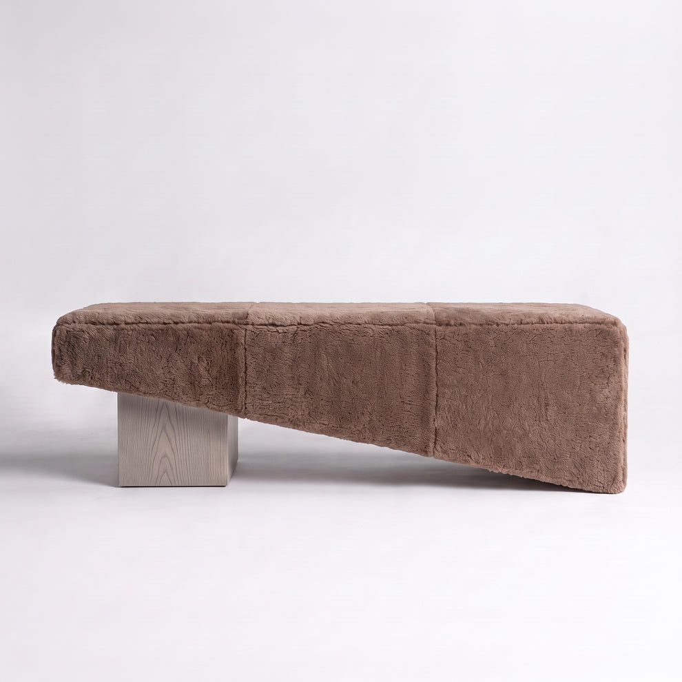 Cerused Grey Oak + Latte Shearling