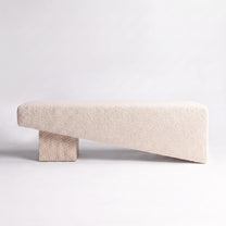 Chiseled Bleached Oak + Ecru Sherpa Boucle