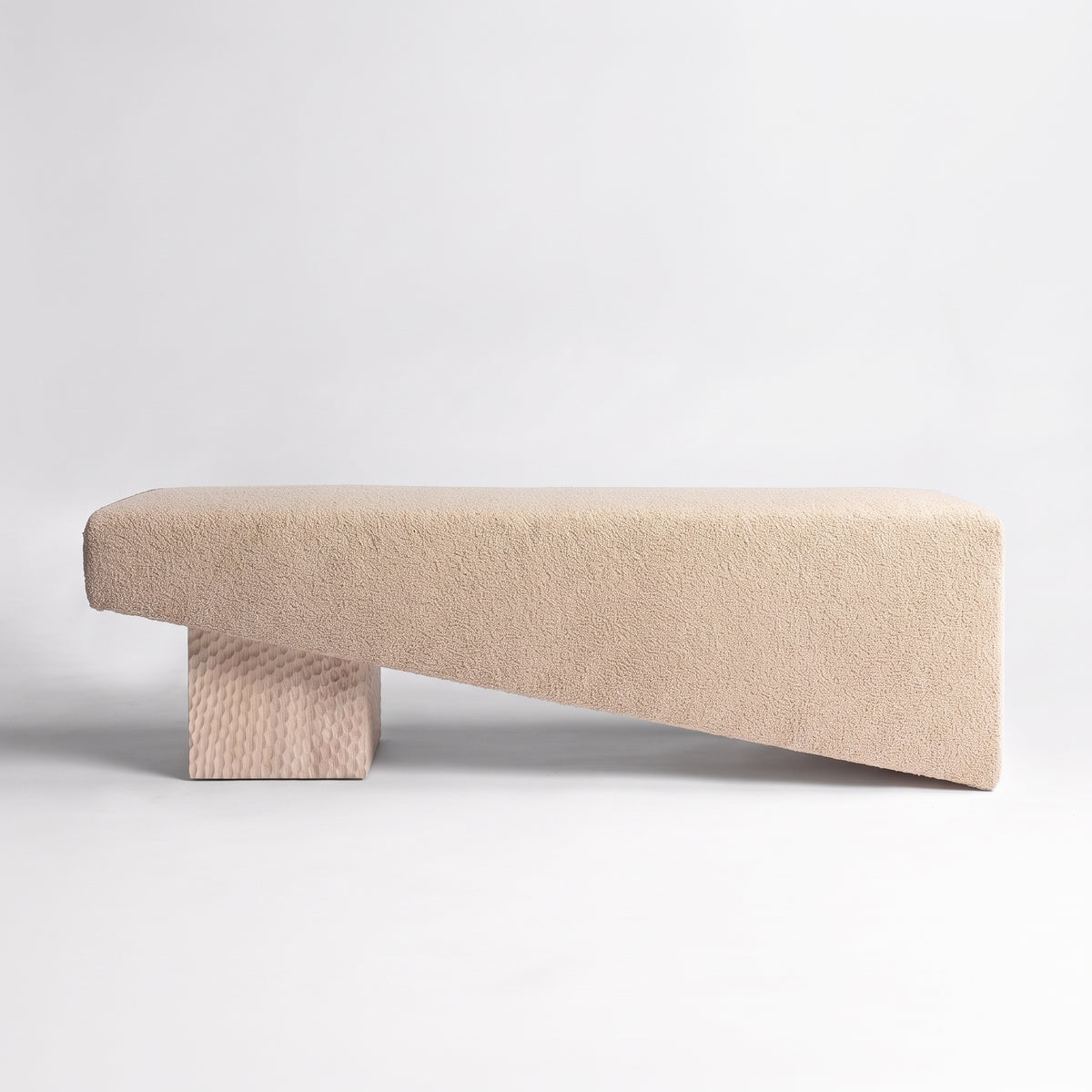 Chiseled Bleached Oak + Oatmeal Sherpa Boucle