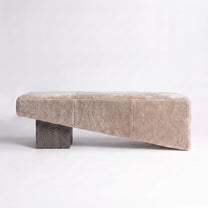 Chiseled Charcoal Oak + Dusty Beige Shearling