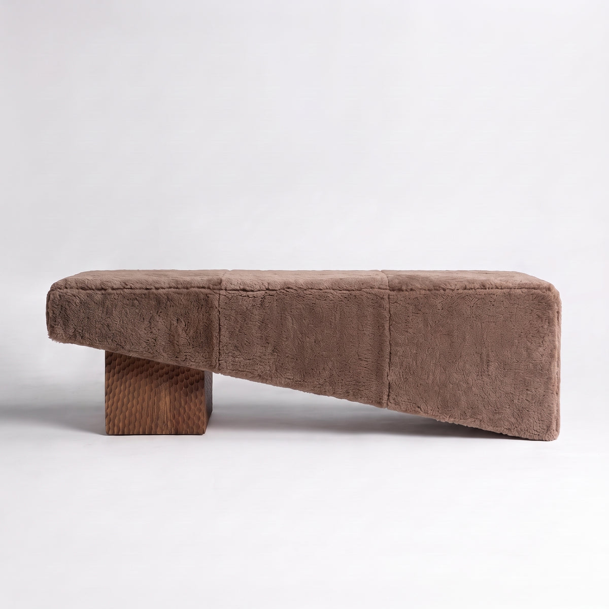 Chiseled Mocha Oak + Latte Shearling