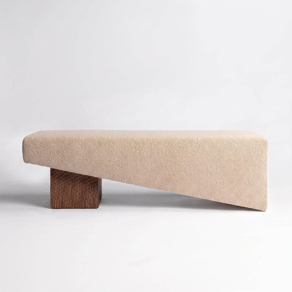 Chiseled Mocha Oak + Oatmeal Sherpa Boucle
