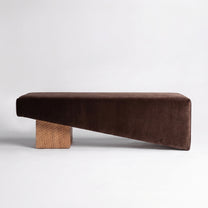 Chiseled Natural Oak + Chocolate Mohair