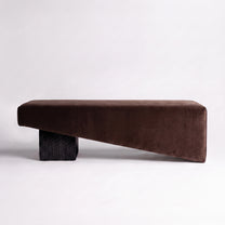Chiseled Oxidized Oak + Chocolate Mohair