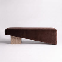 Chiseled Sand Oak + Chocolate Mohair