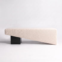 Gloss Ebony Oak + Ecru Sherpa Boucle