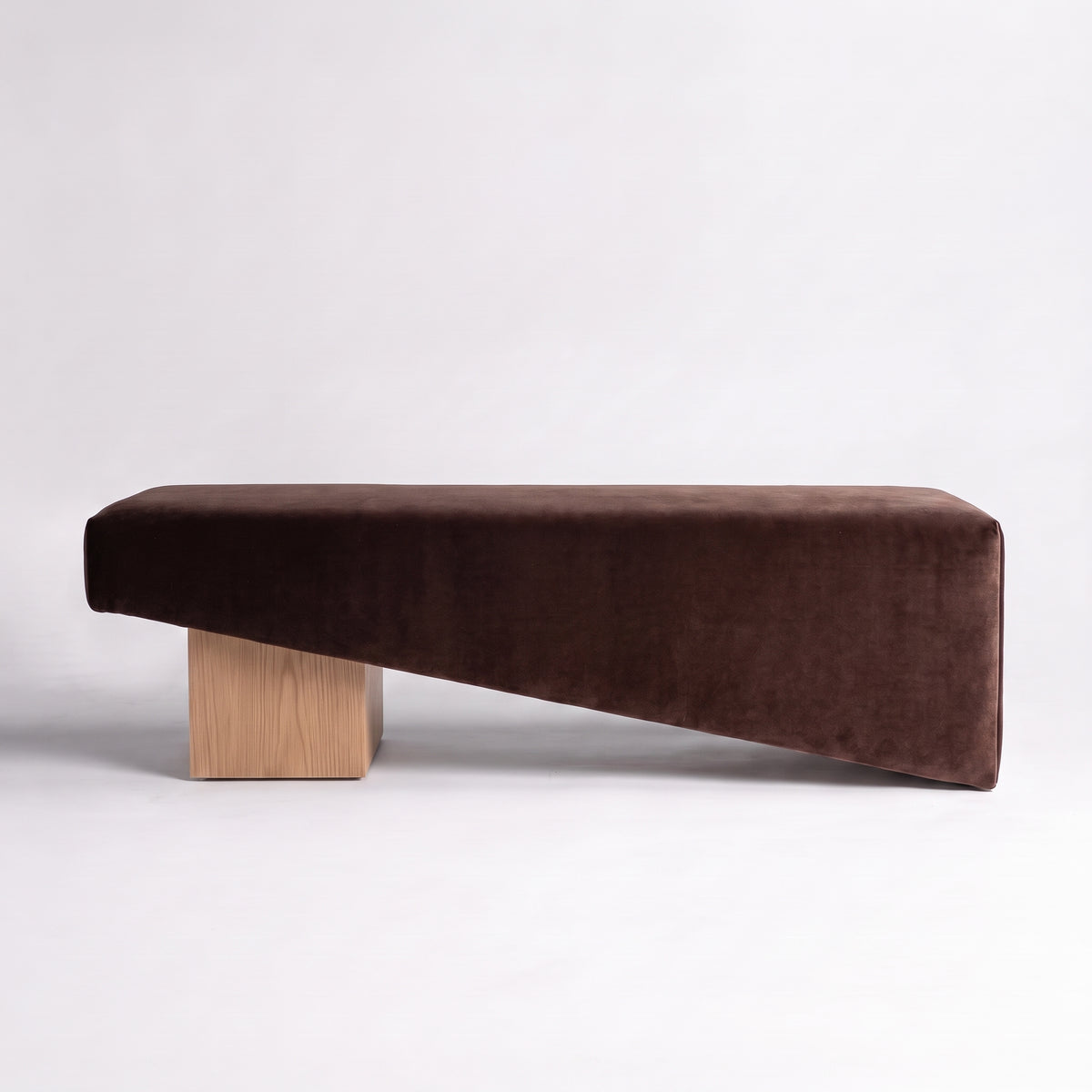 Natural Oak + Chocolate Mohair