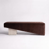 Sand Oak + Chocolate Mohair
