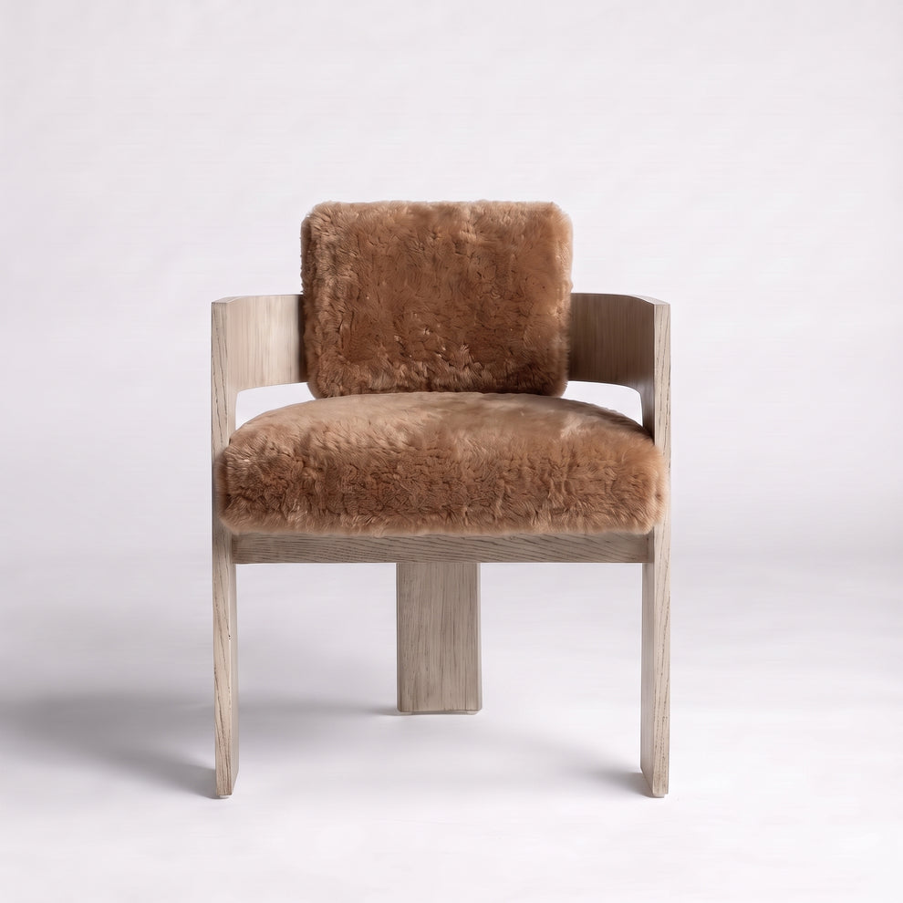 Almond Oak + Nougat Shearling