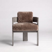 Cerused Grey Oak + Latte Shearling