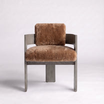 Cerused Grey Oak + Nougat Shearling