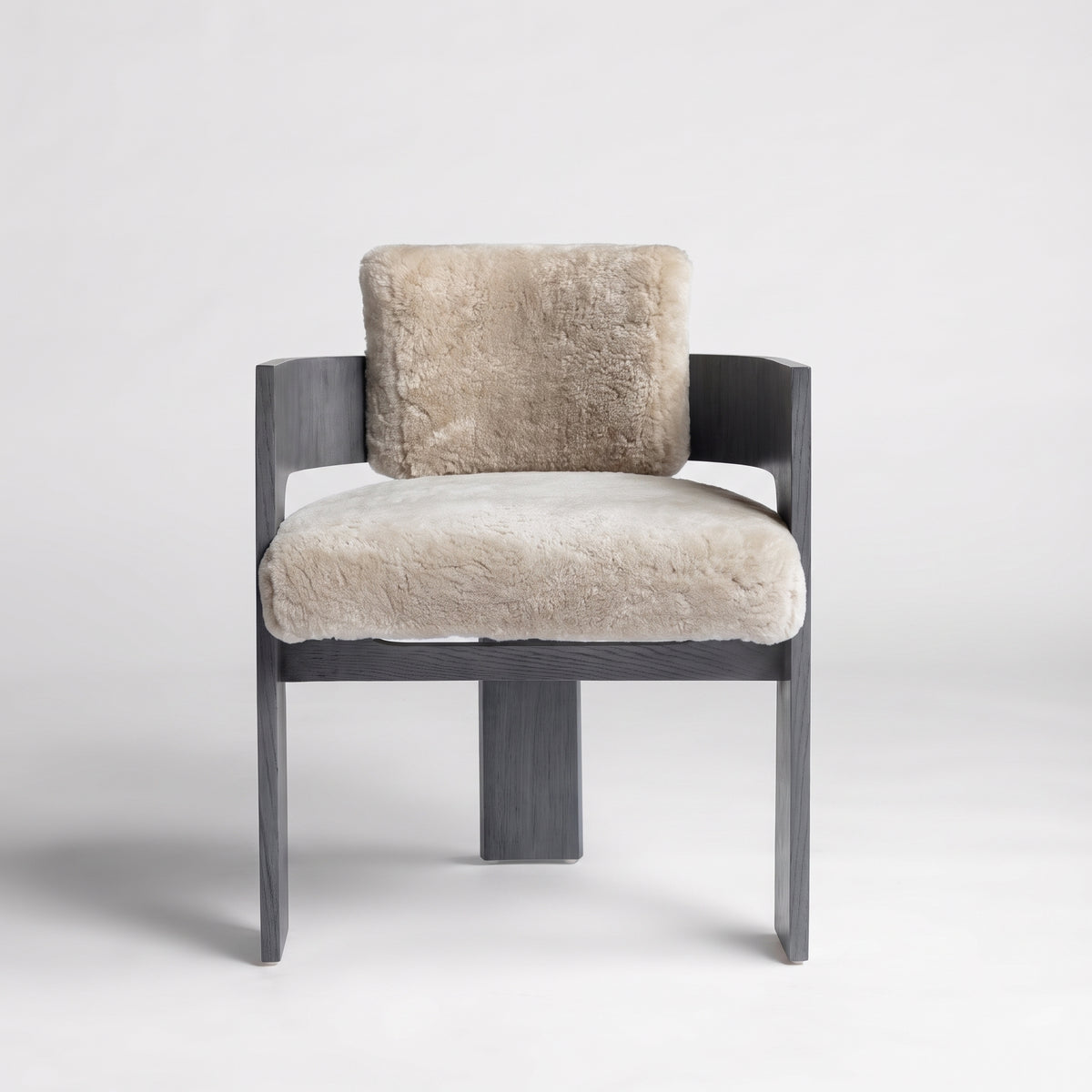 Charcoal Oak + Dusty Beige Shearling