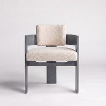 Charcoal Oak + Ecru Sherpa Boucle