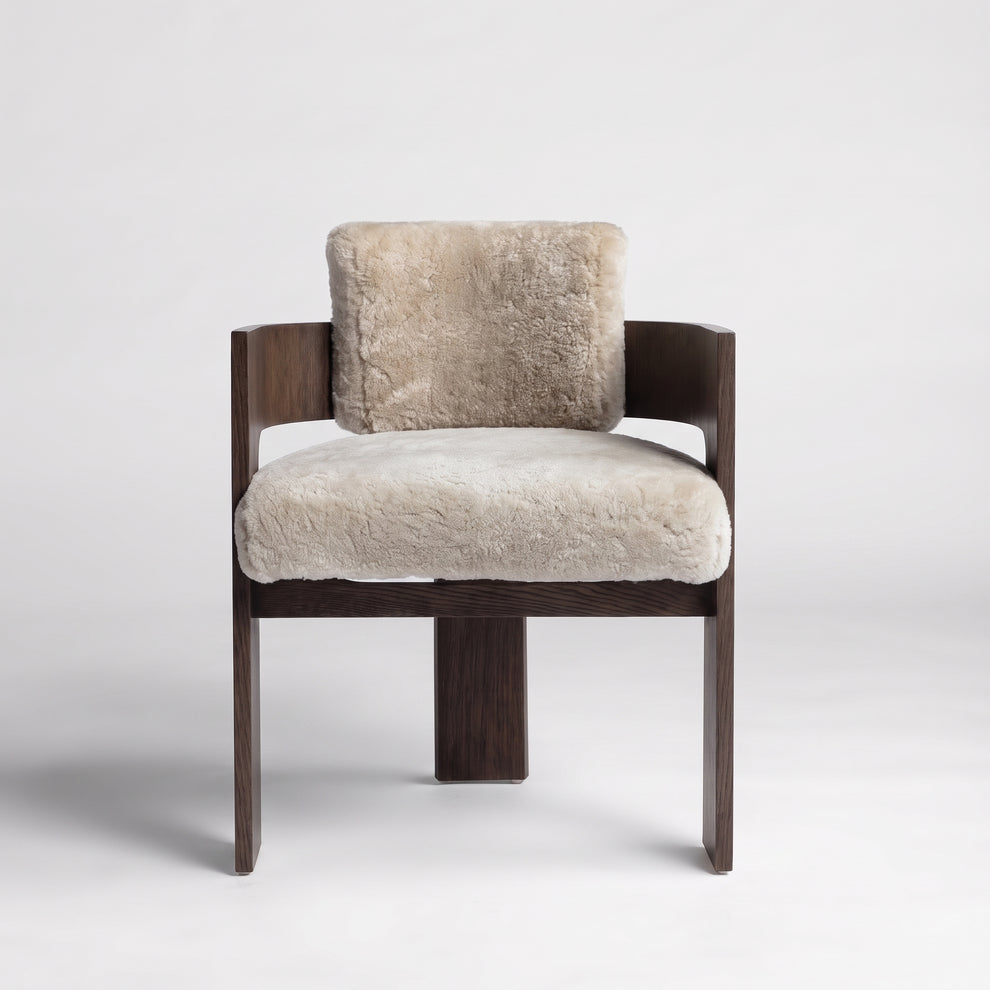 Mocha Oak + Dusty Beige Shearling