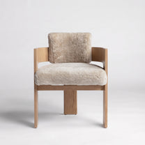 Natural Oak + Dusty Beige Shearling