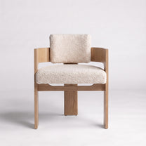 Natural Oak + Ecru Sherpa Boucle