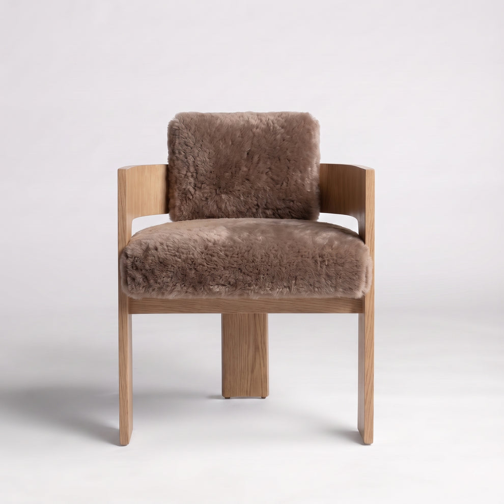 Natural Oak + Latte Shearling