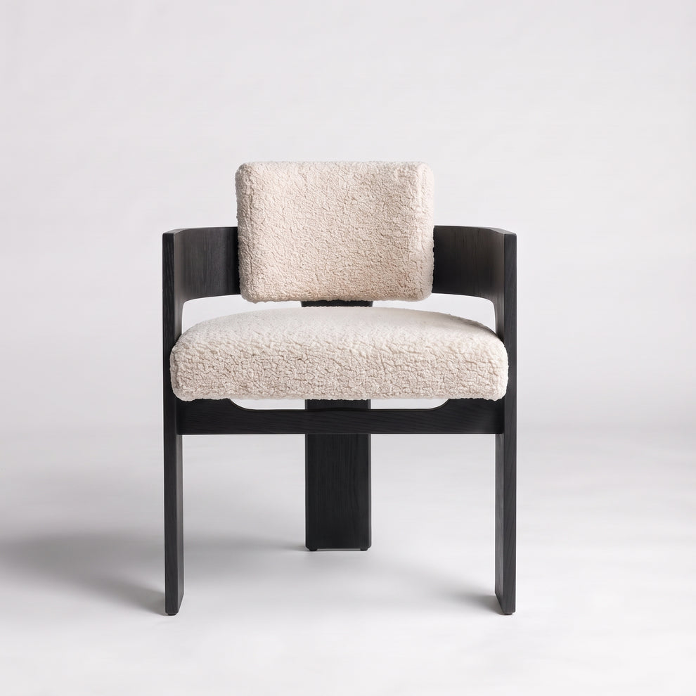 Oxidized Oak + Ecru Sherpa Boucle