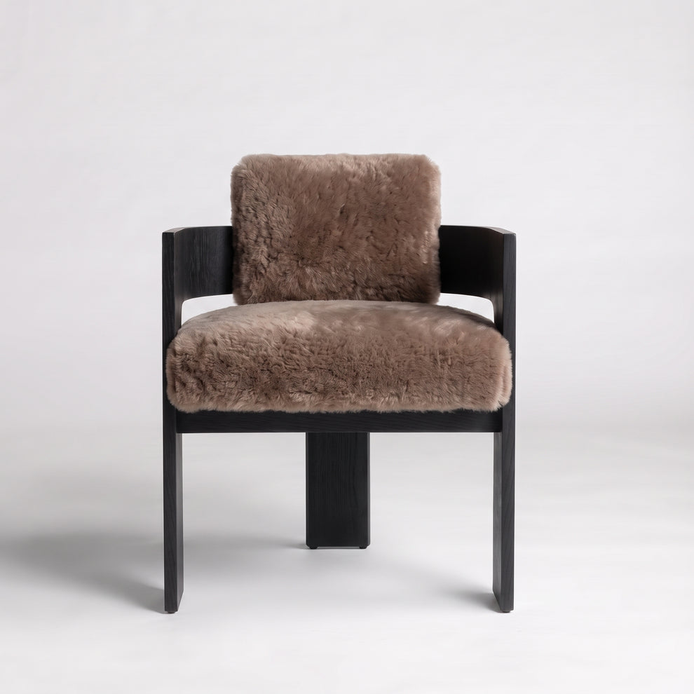 Oxidized Oak + Latte Shearling