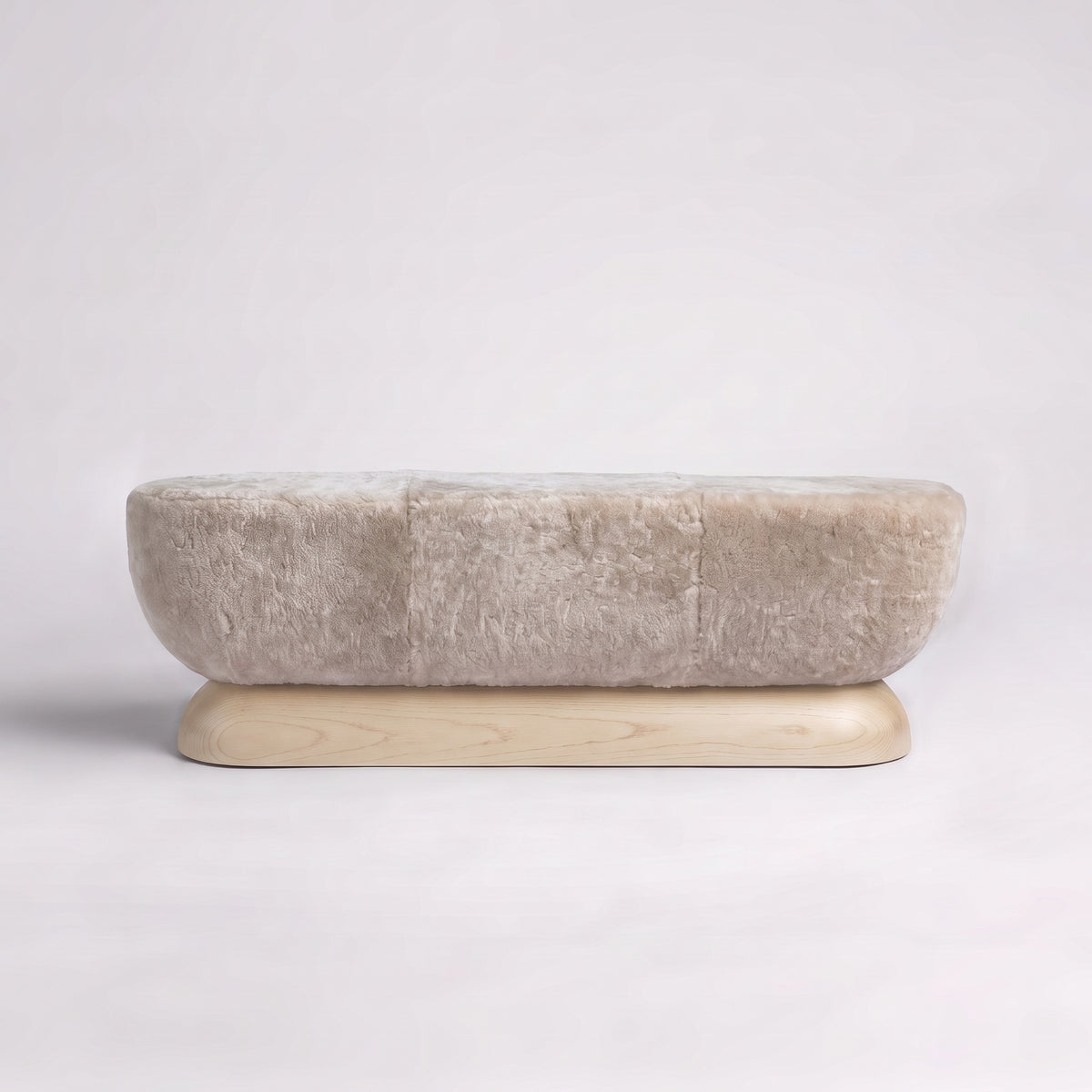 Almond Oak + Dusty Beige Shearling